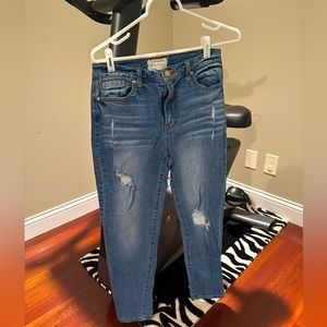 Altar'd State Straight Legged, Ripped Jeans. Women’s size 28/7